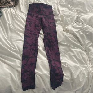 Lululemon tie dye leggings high waisted